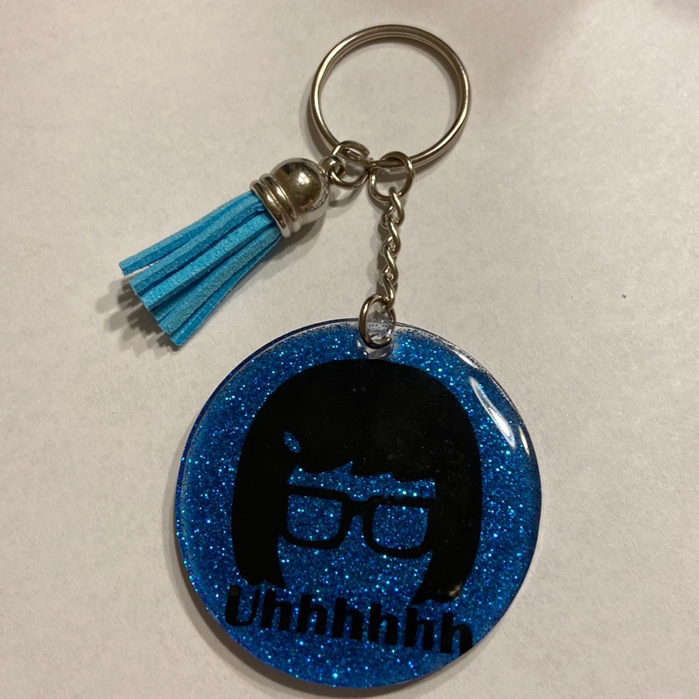 Handmade resin keychain